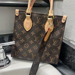 Louis Vuitton Brown Monogram Tote Bag
